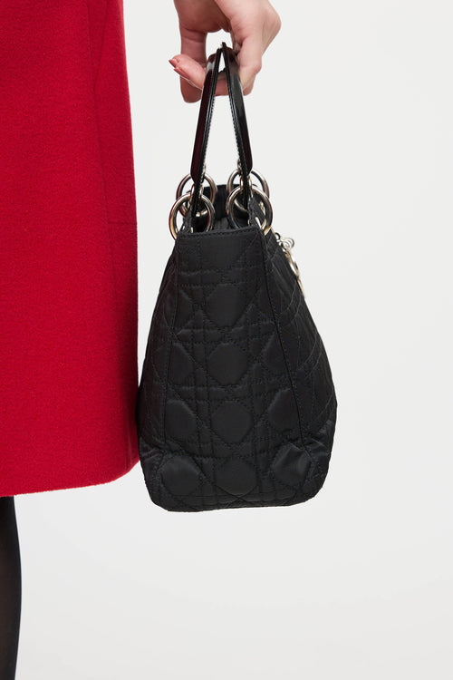 Dior Nylon Lady Dior Cannage Bag