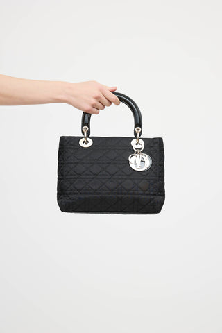 Dior Nylon Lady Dior Cannage Bag