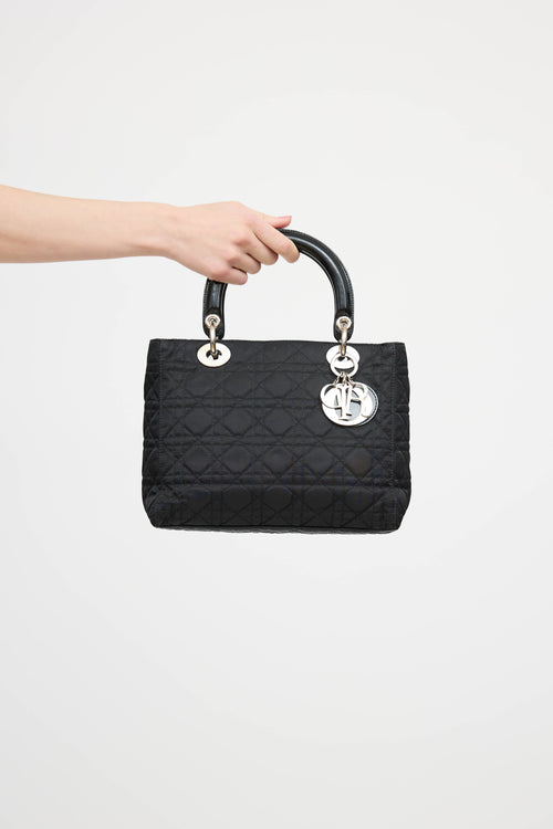Dior Nylon Lady Dior Cannage Bag
