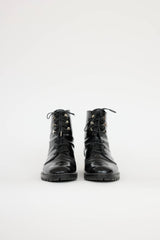 Dior Patent Rebelle Combat Boot