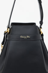 Dior Black Leather C'est Dior Medium Bag