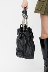Dior Black Leather Cannage Le Trente Bag