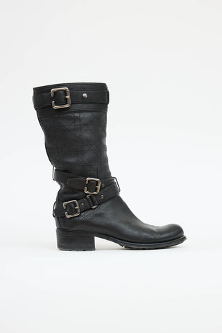 Dior Cannage Moto Boot