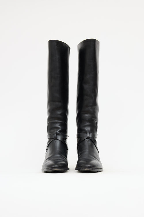 Dior Leather Heeled  Boot