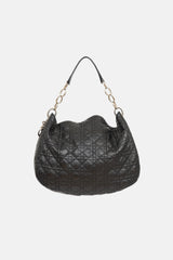 Dior Cannage Logo Charm Leather Bag