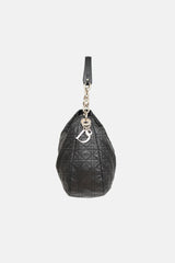 Dior Cannage Logo Charm Leather Bag