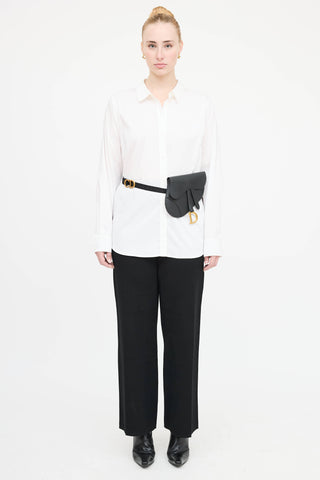Dior Leather Saddle Belt Pouch