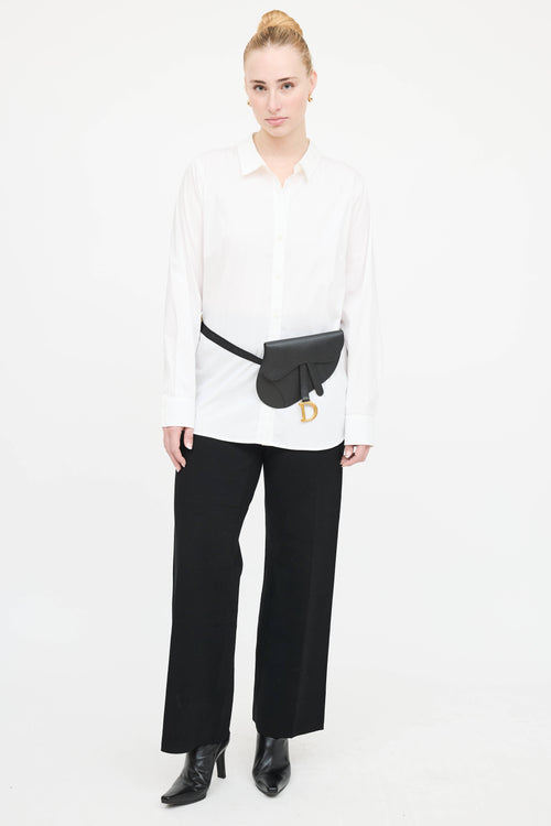 Dior Leather Saddle Belt Pouch