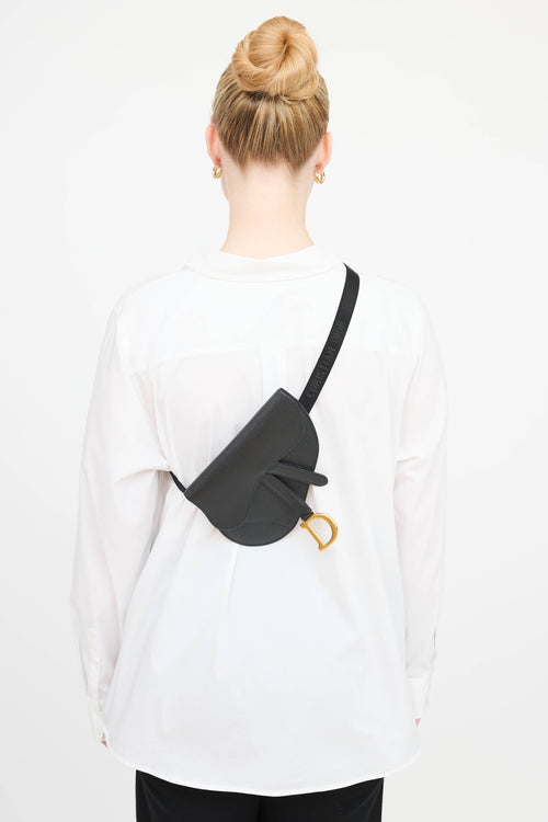 Dior Leather Saddle Belt Pouch