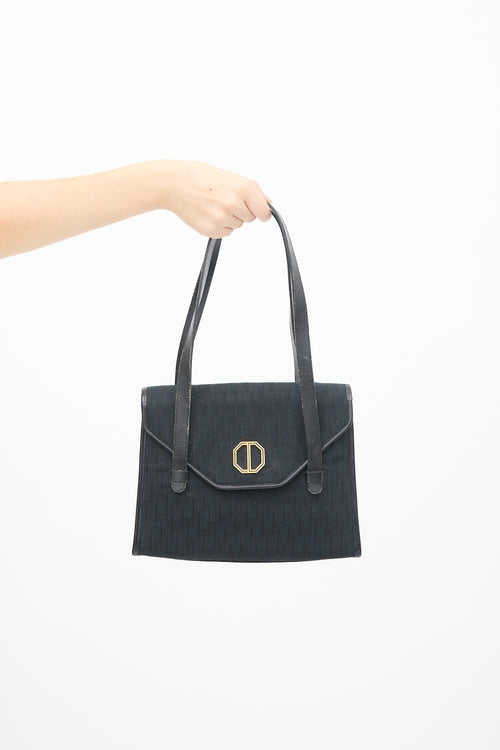 Dior Black Logo Monogram Bag