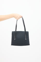 Dior Vintage Black Logo Monogram Bag