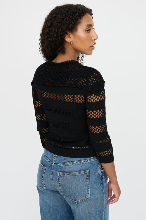 Dior Open Knit Top
