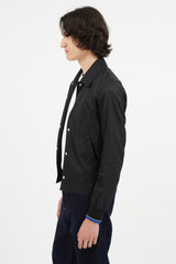 Dior Black Nylon New Wave Logo Jacket