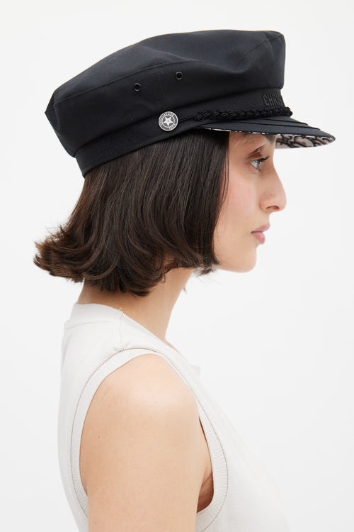 Dior Black Oblique DiorTravel Cap