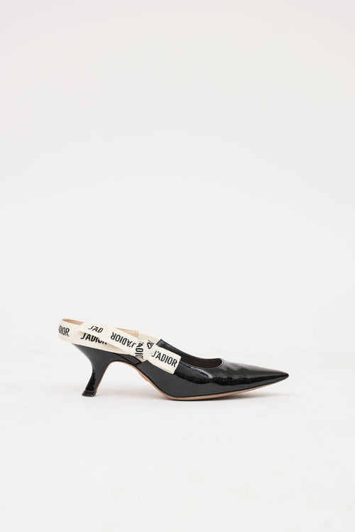 Dior Patent J'Adior Slingback Heel