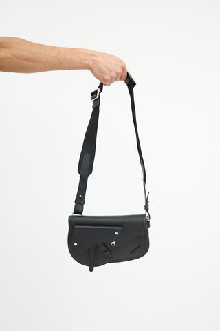 Dior Leather Saddle Pouch Bag