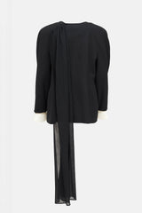 Dior Wool Layred Scarf Blazer