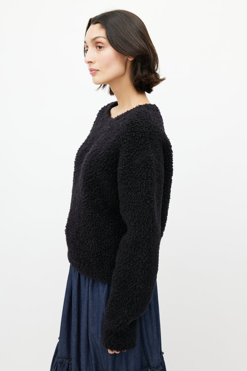 Dior Black & White J'Adior 8 Wool Blend Sweater