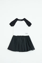 Dior Kids Embroidered Logo Shirt Dress