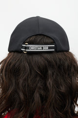 Dior Black & White Star Logo Hat