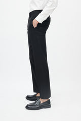 Dior Black Wool Slim Cut Trousers