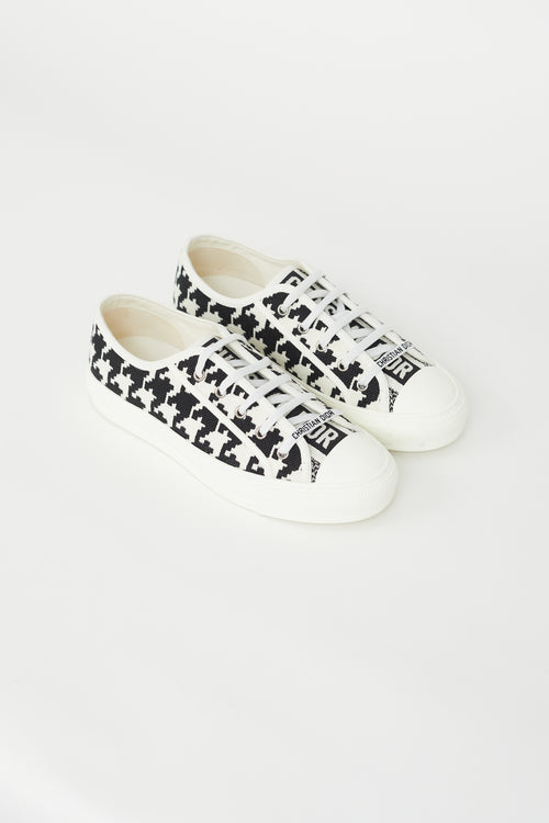 Dior Black & White Walk'n'dior Woven Sneaker