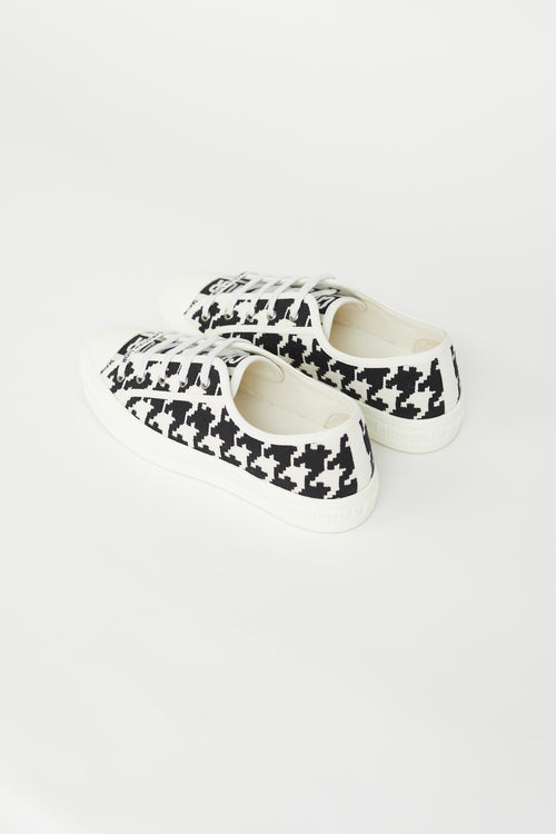 Dior Black & White Walk'n'dior Woven Sneaker