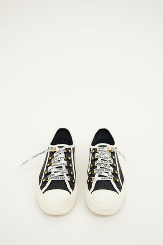 Dior Black Canvas Walk'n'Dior  Sneaker
