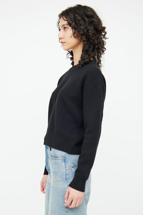 Dior J'Adior 8 Black Cashmere Boxy Sweater