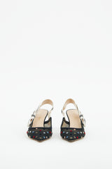 Dior Navy & Multi J'Adior Confetti Heel