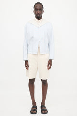 Dior SS 2024 Hooded Pinstripe Jacket