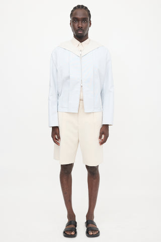 Dior SS 2024 Hooded Pinstripe Jacket