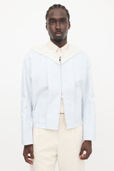 Dior SS 2024 Hooded Pinstripe Jacket