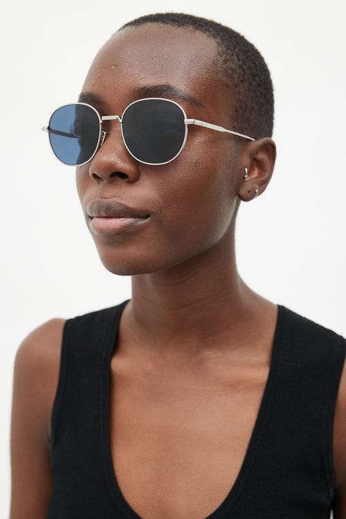 Dior Blue & Silver BlackSuit S2U Sunglasses