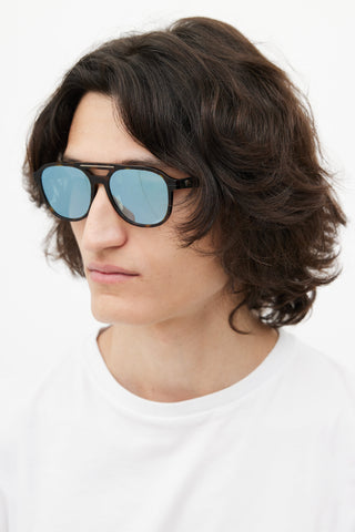 Dior Brown Essential R2U Mirrored Sunglasses