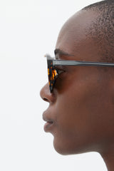 Dior Brown & Gold Mania 1 Circular Sunglasses