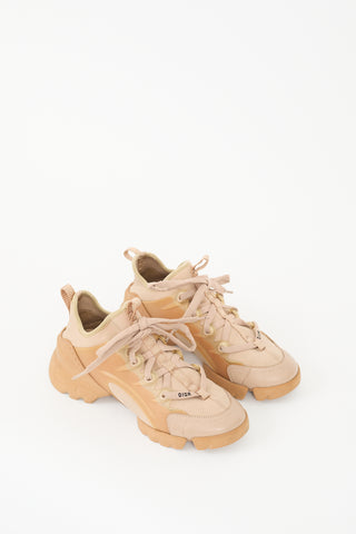 Dior Brown Neoprene D-Connect Sneaker