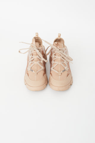 Dior Brown Neoprene D-Connect Sneaker