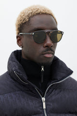 Dior Brown Tailoring 2 Round Sunglasses