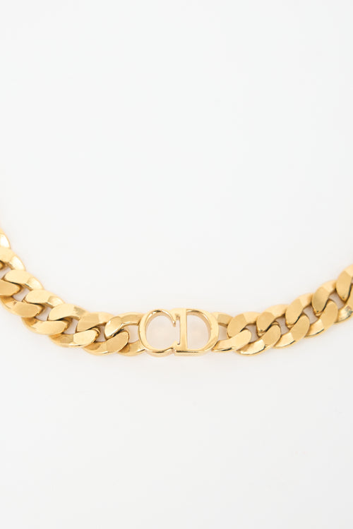 Dior CD Chain Choker Necklace