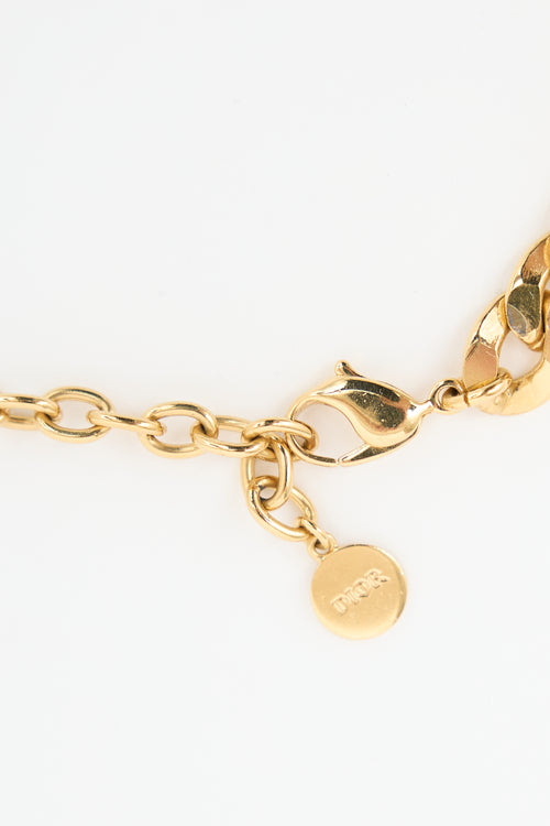 Dior CD Chain Choker Necklace