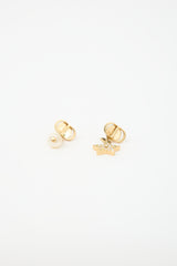 Dior CD Logo Charm Earrings