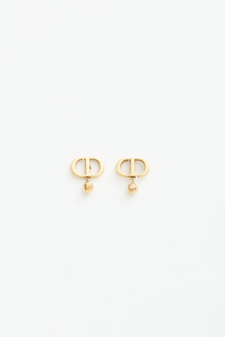 Dior CD Logo Stud Earrings