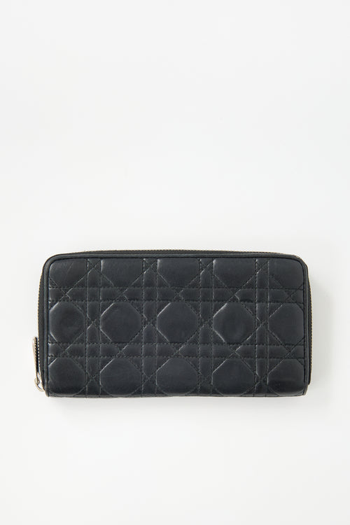 Dior Quilted Cannage Lady Dior Wallet