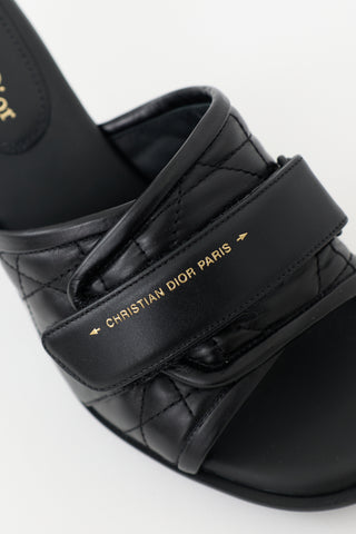 Dior Cannage Leather DioRevolution Mule