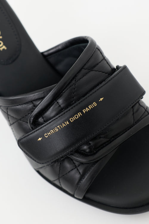 Dior Cannage Leather DioRevolution Mule