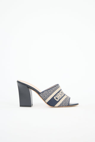Dior Canvas Dway Mule