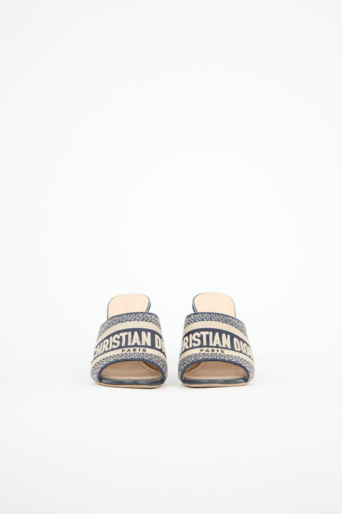 Dior Canvas Dway Mule