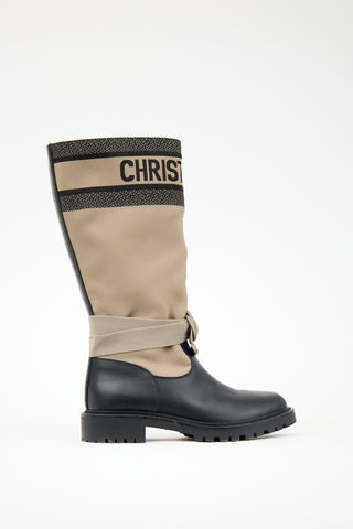 Dior Technical Fabric & Leather D-Major  Boot