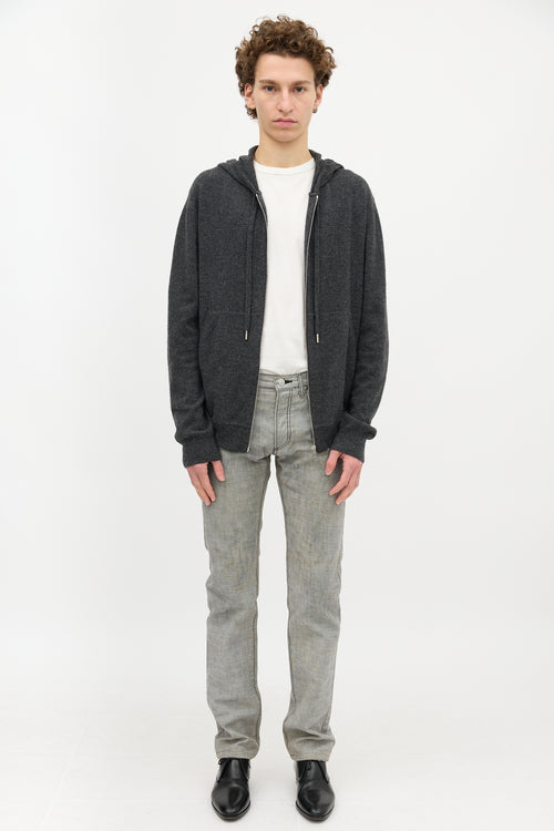 Dior Cashmere Zip Up Sweater